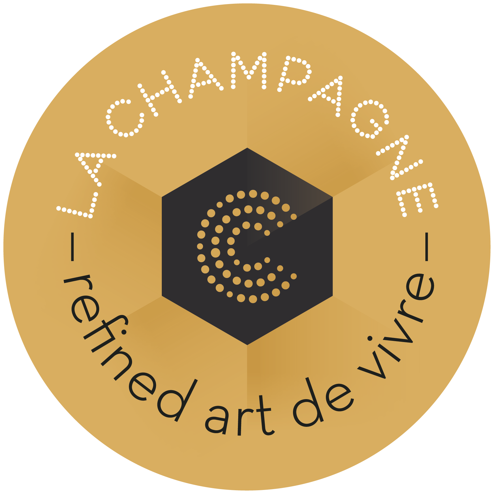 logo la champagne refined art de vivre